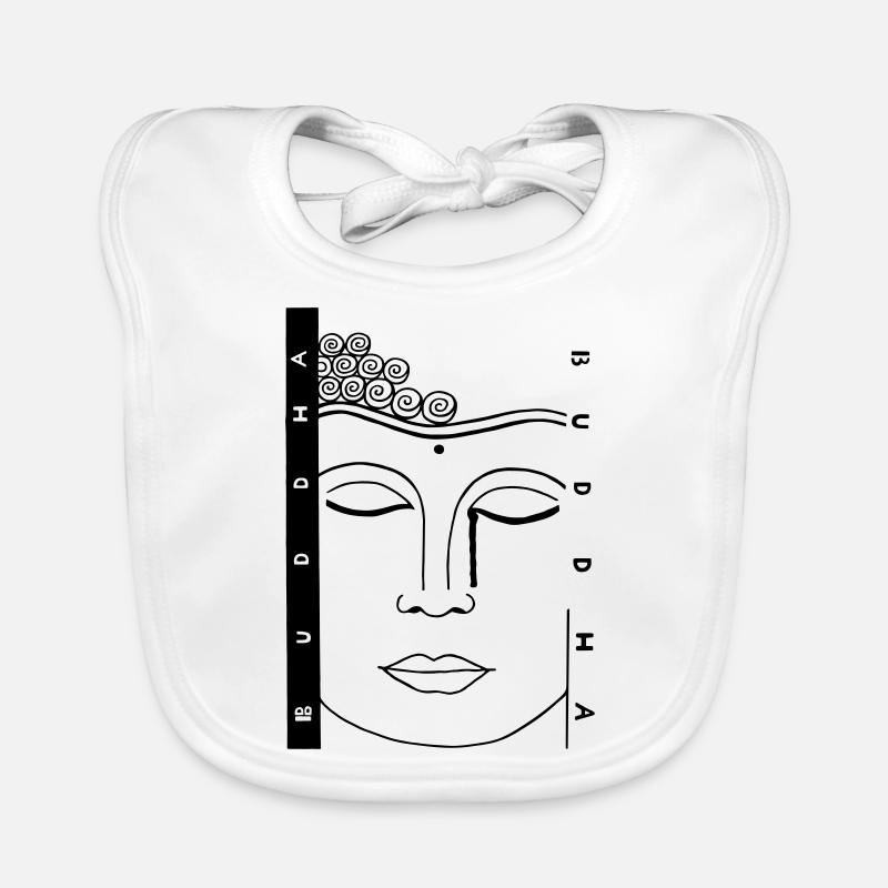 Buddha Buddhism gift idea Organic Baby Bibs