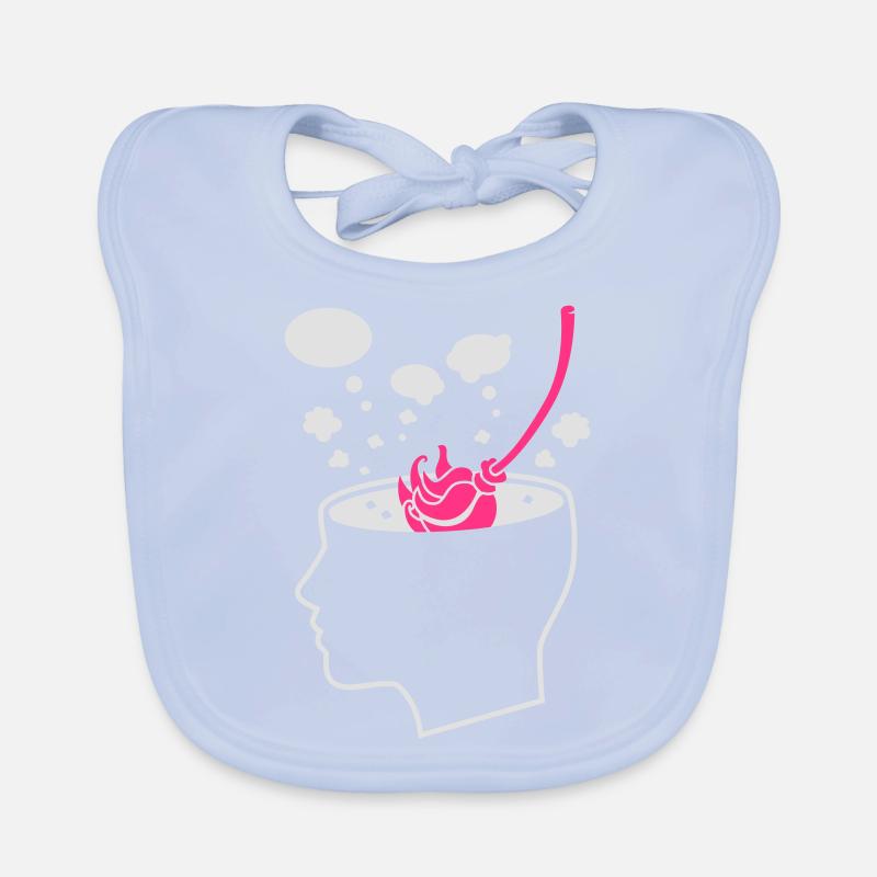 Brain - Ideen - Denken Baby Bio-Lätzchen