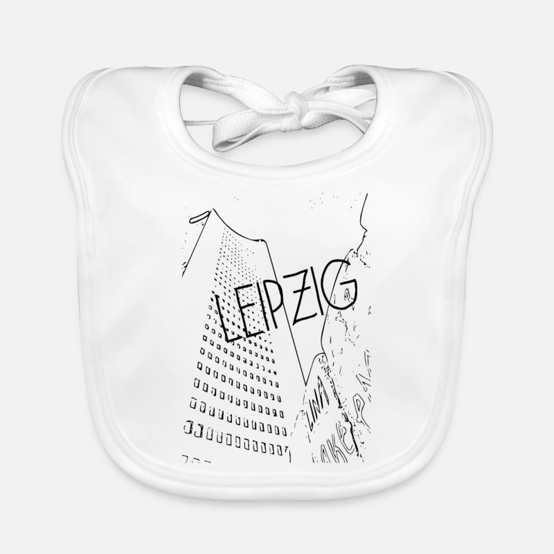 Leipzig center Organic Baby Bibs