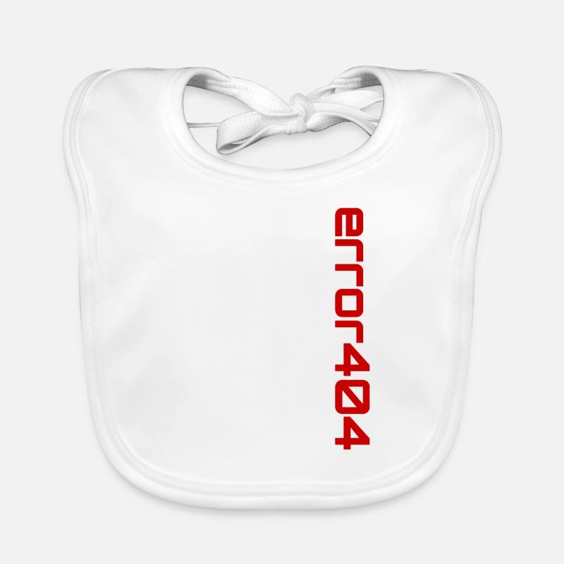 error404 red Bavoir bio Bébé