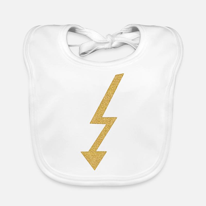 Lightning rod Organic Baby Bibs