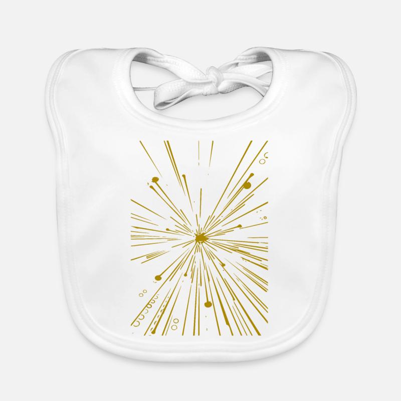 abstract pattern Organic Baby Bibs