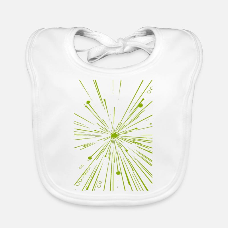 Abstraits Créatifs Bavoir bio Bébé