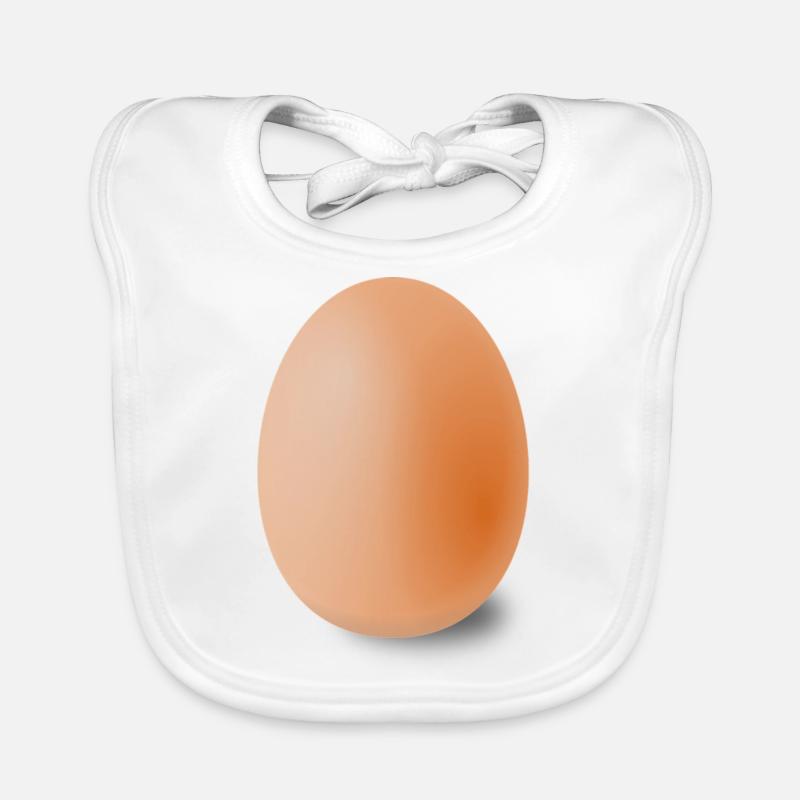 Mooi ei Bio-slabbetje voor baby's