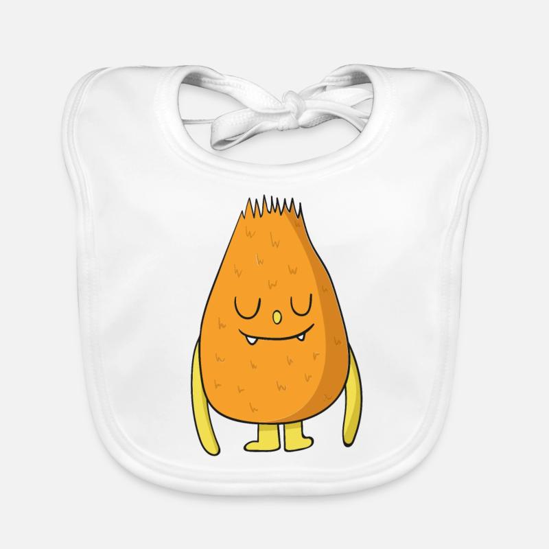 Furry Monster Organic Baby Bibs