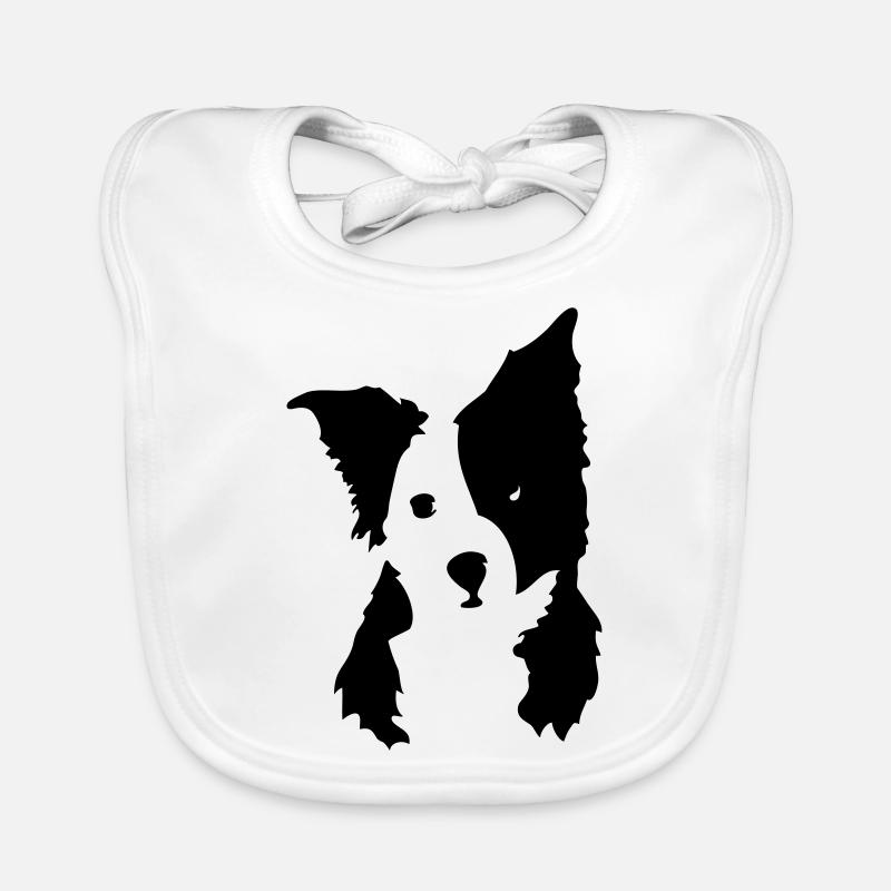 Cute dog Organic Baby Bibs