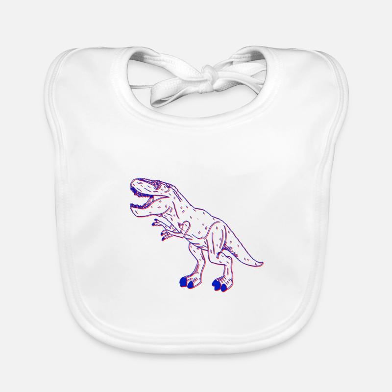 t-rex 3D Baby Bio-Lätzchen