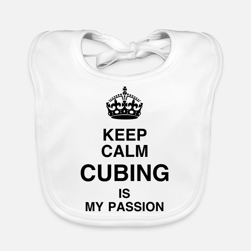 Cubing / Cube / Cuber / Speedcubing Baby Bio-Lätzchen