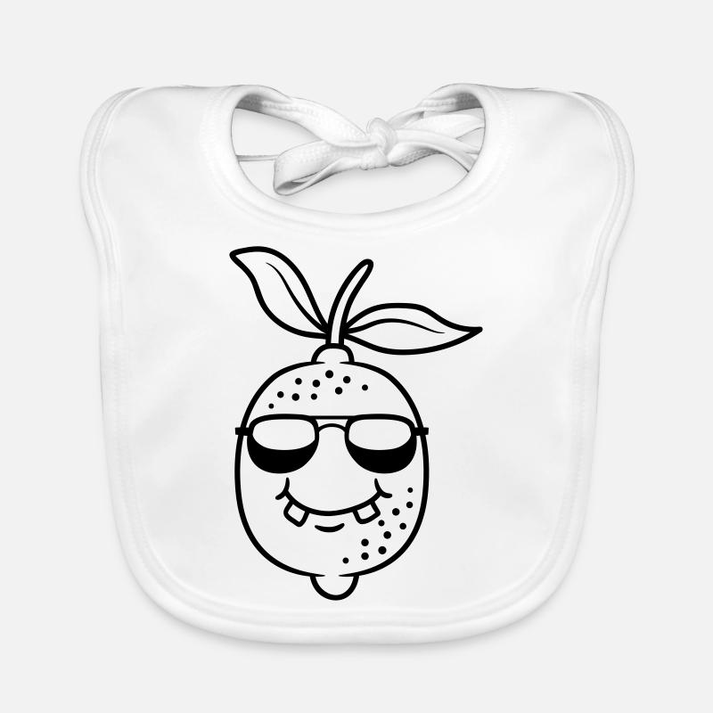 Sonnenbrille Zitrone Design Baby Bio-Lätzchen