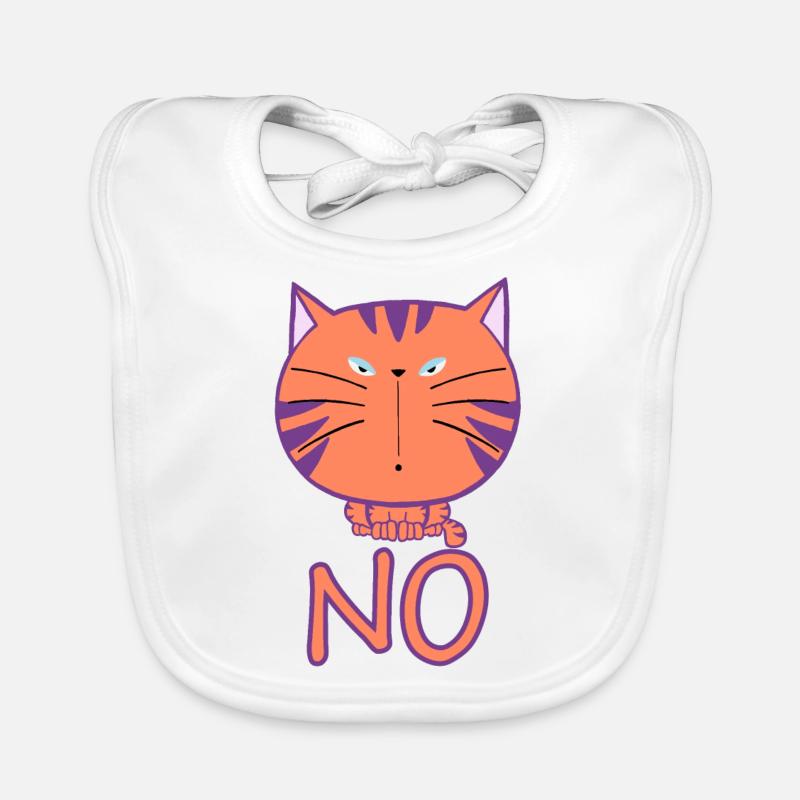 NO cat Organic Baby Bibs