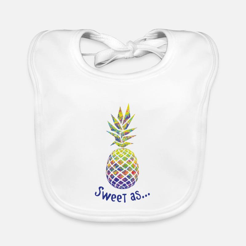 Doux comme ananas Bavoir bio Bébé