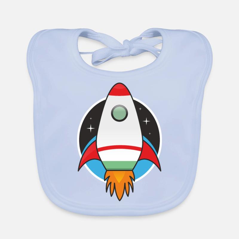 rocket Organic Baby Bibs