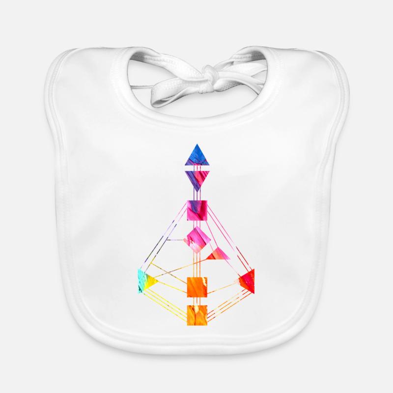 Human Design Chart Farbenfroh 1 Baby Bio-Lätzchen