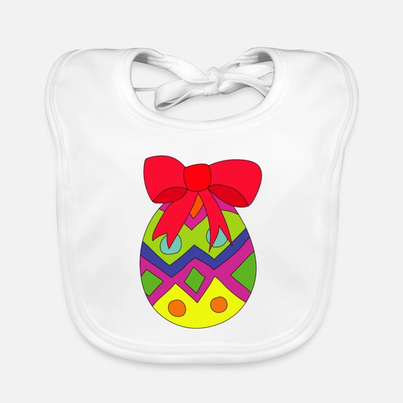 Easter egg Organic Baby Bibs