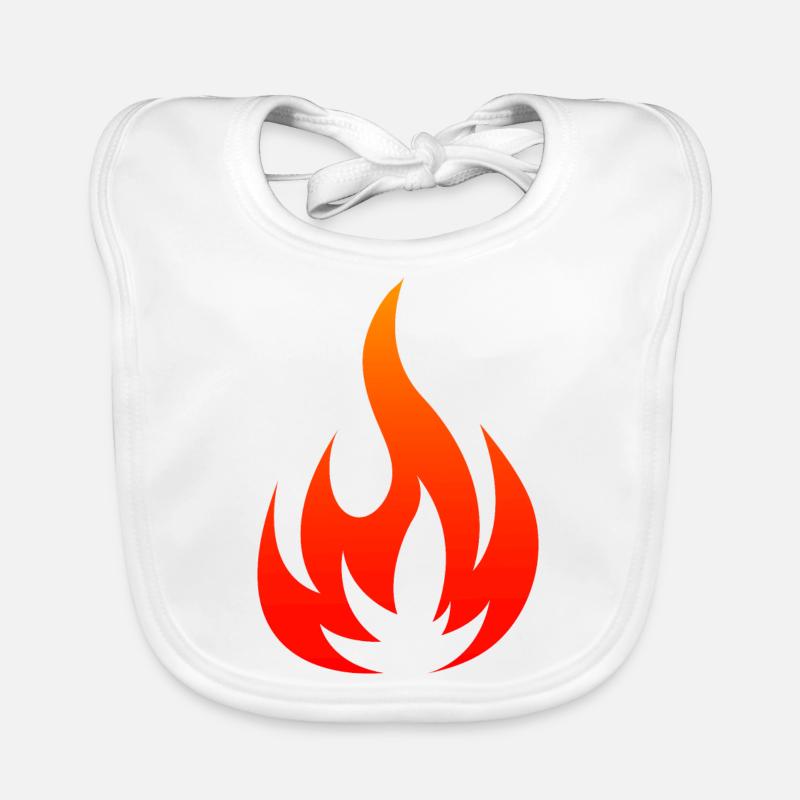 Flamme Bavoir bio Bébé