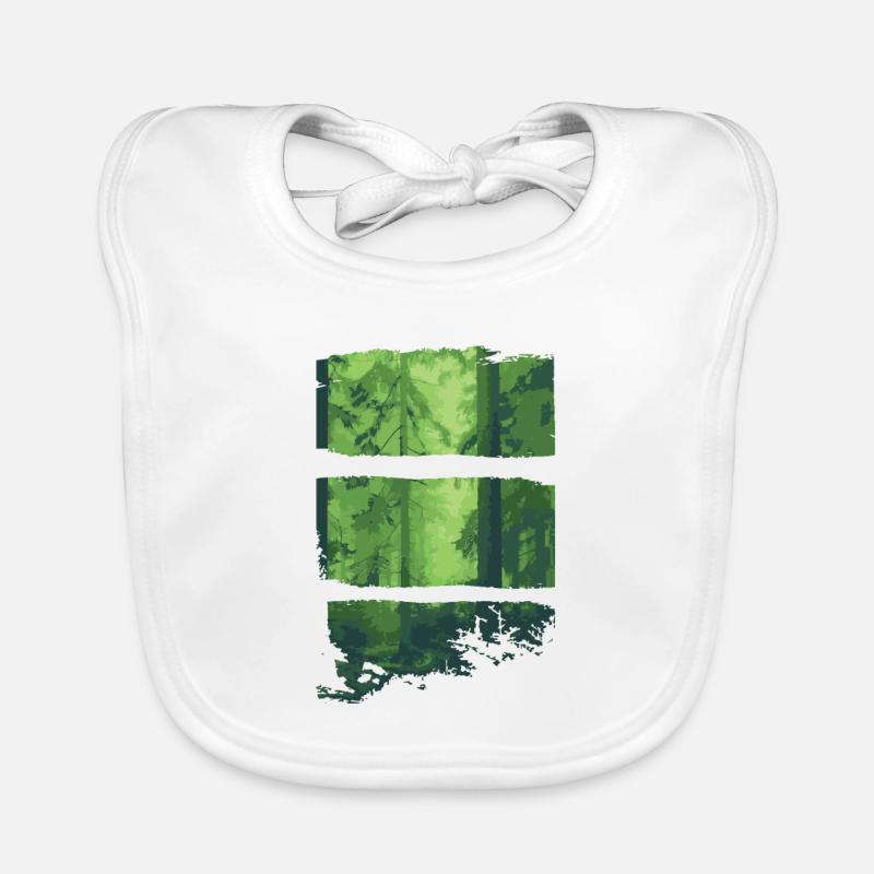 FORÊT Bavoir bio Bébé
