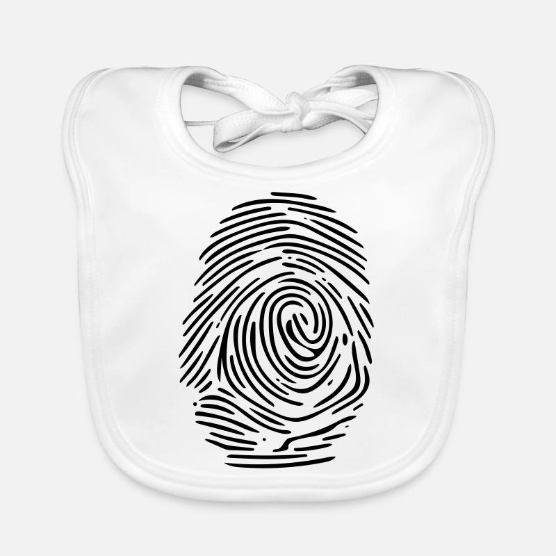 Biology Vector Fingerprint Organic Baby Bibs