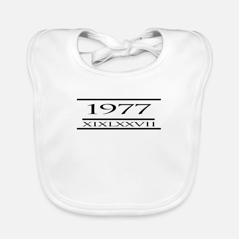 Born in 1977 Organic Baby Bibs