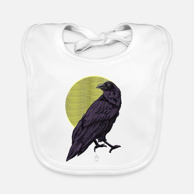 Lune de corbeau Bavoir bio Bébé