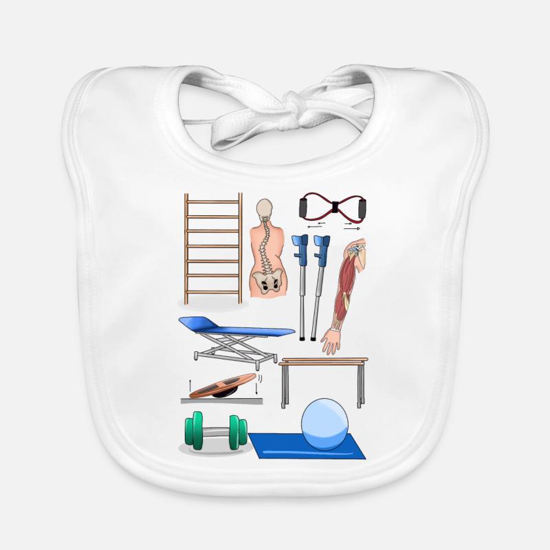 Physiotherapy Organic Baby Bibs