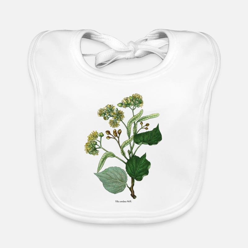 Large leaved lime Organic Baby Bibs