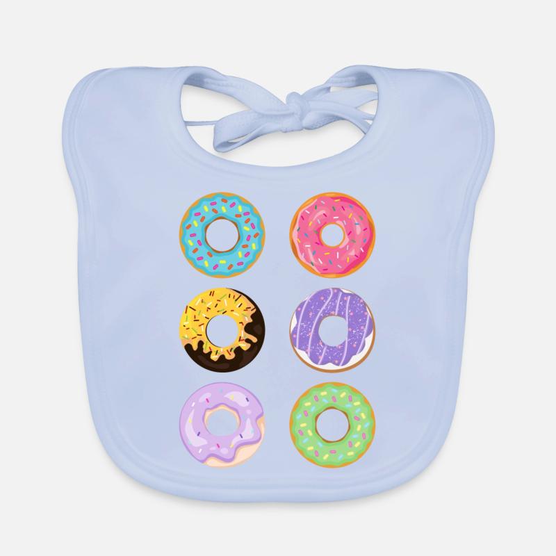 donut group Organic Baby Bibs