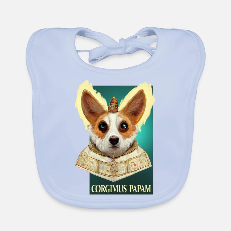 Corgi Papst Baby Bio-Lätzchen
