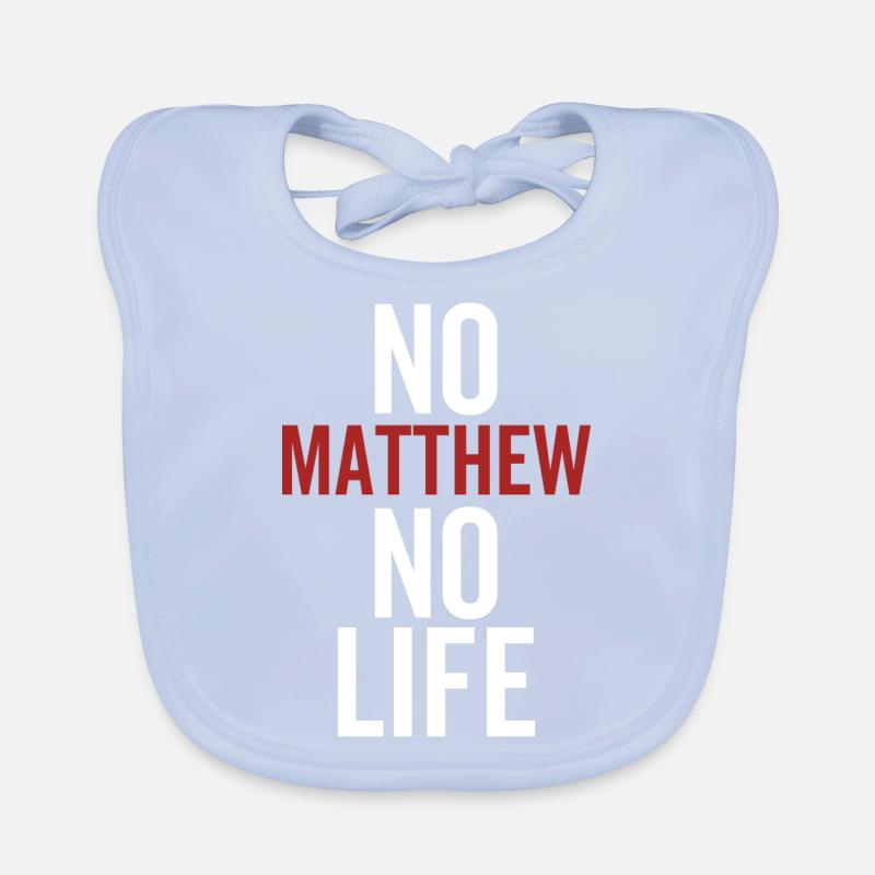 Pas de Matthieu Pas de vie Bavoir bio Bébé