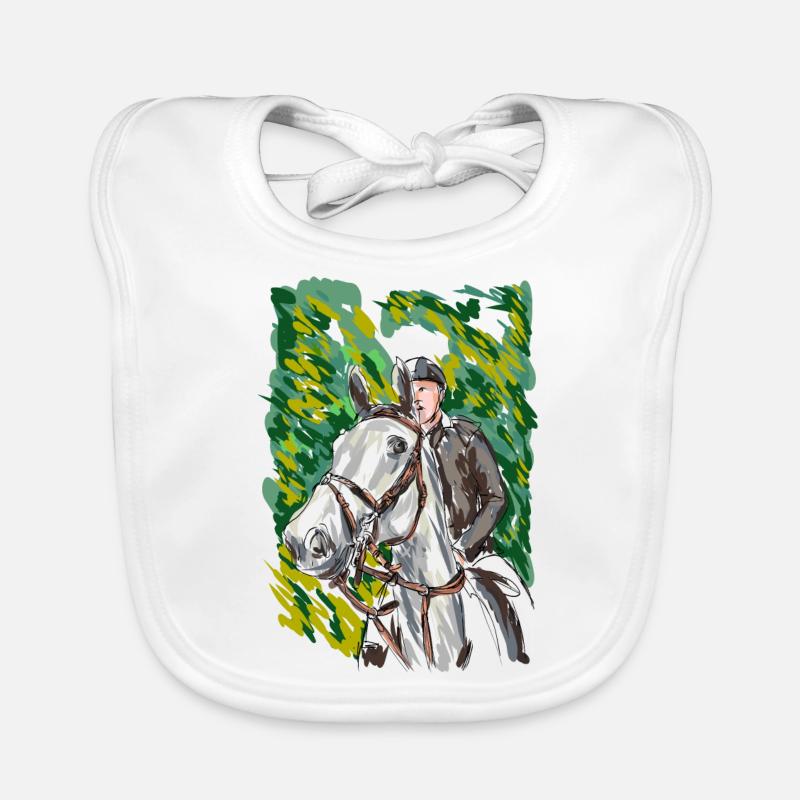 Pferd Baby Bio-Lätzchen