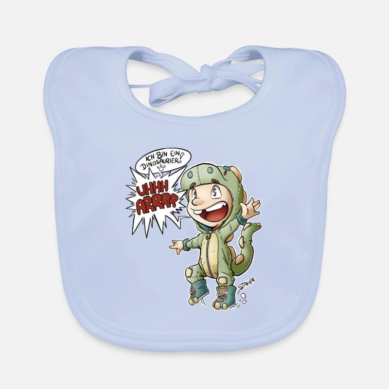 Ich bin ein Dinosaurier! Baby Bio-Lätzchen