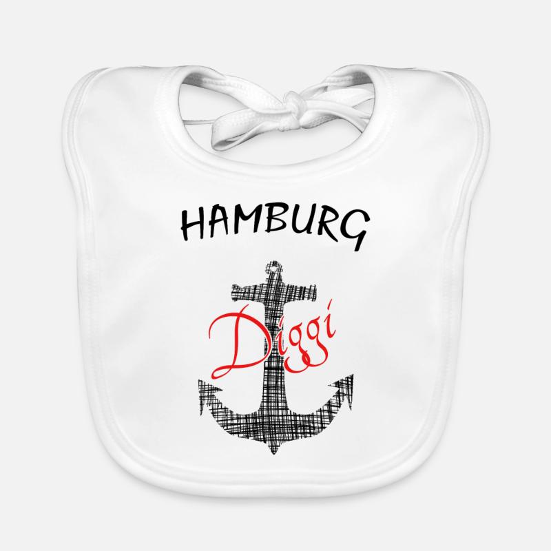 Hamburg Diggi Baby Bio-Lätzchen