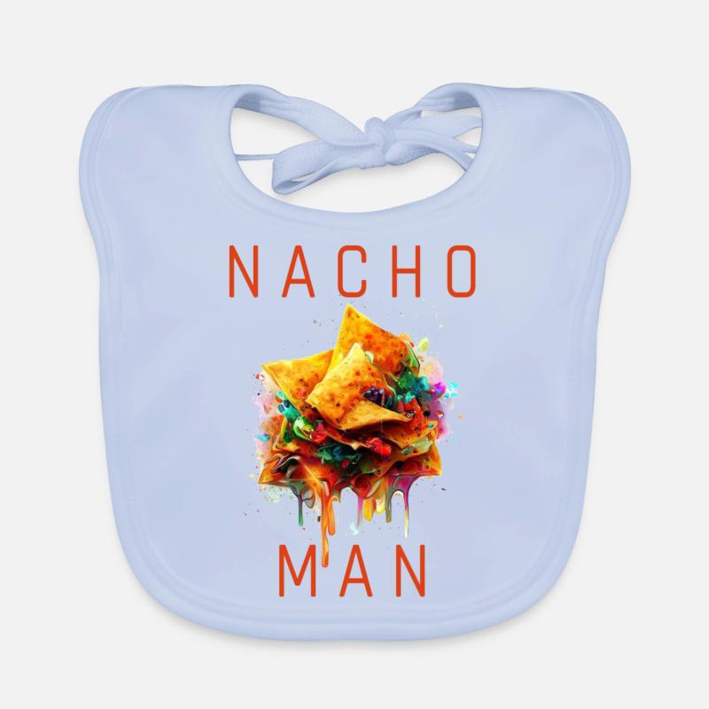 Nacho Man Organic Baby Bibs