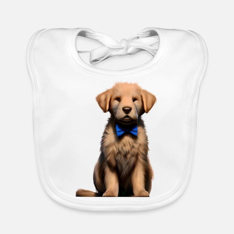 Labrador propriétaire chiot Labrador Retriever Bavoir bio Bébé