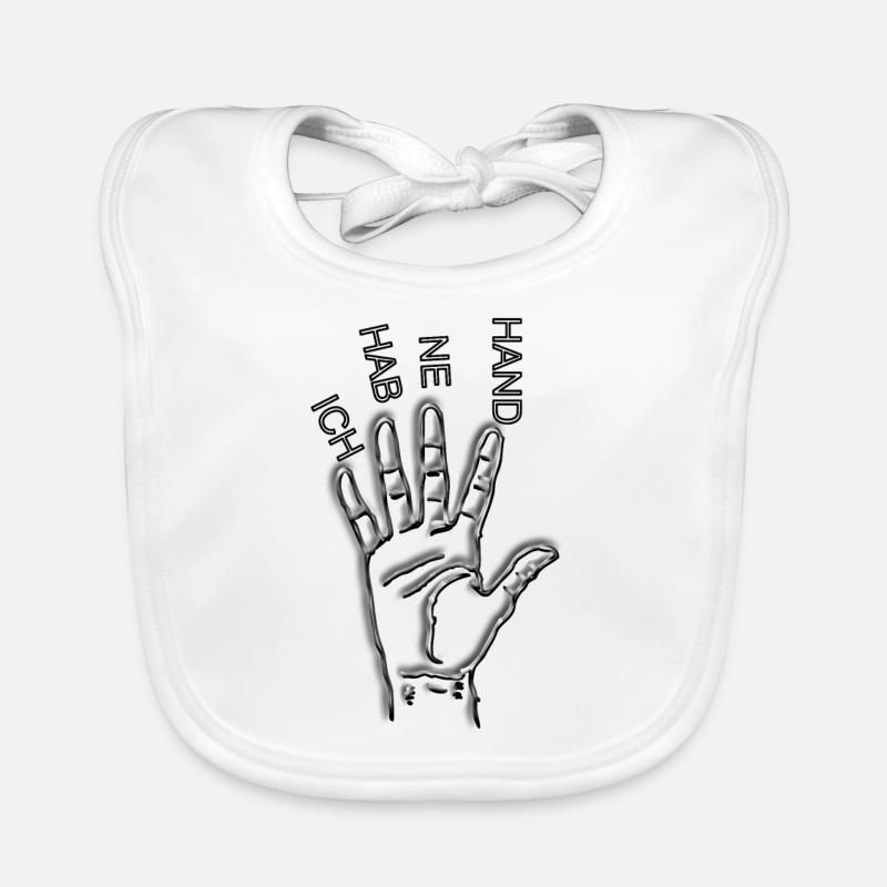 Ich hab ne Hand Baby Bio-Lätzchen