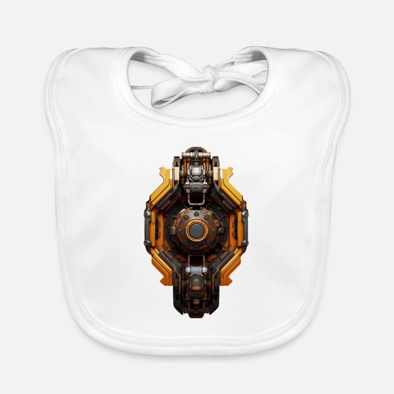 IAM A ROBOT 002 Bavoir bio Bébé