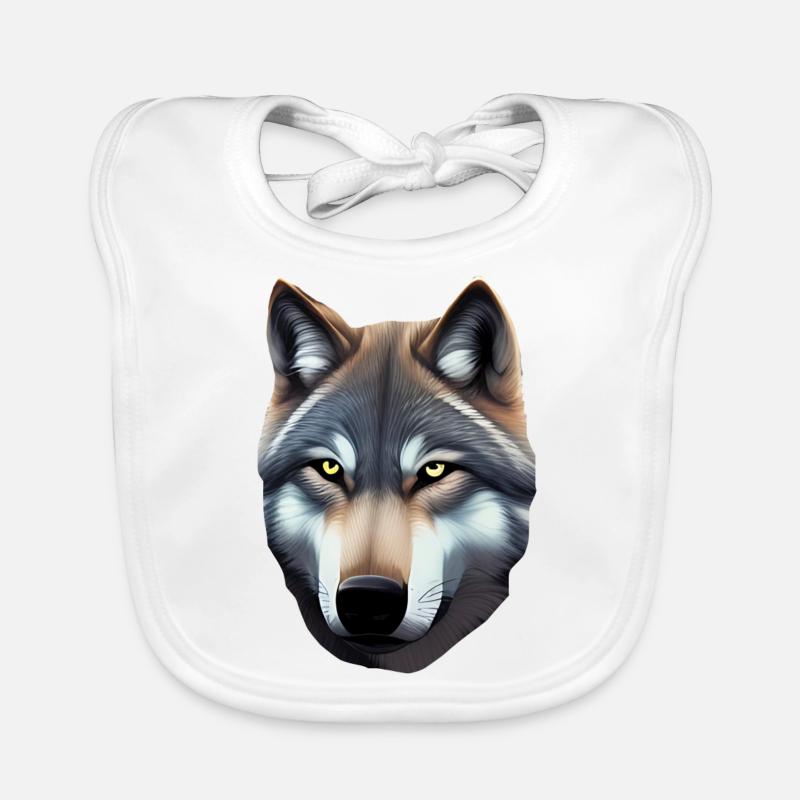 Wolf Organic Baby Bibs