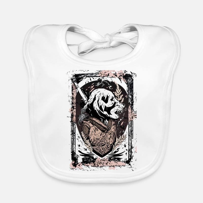 Jagdhund Baby Bio-Lätzchen