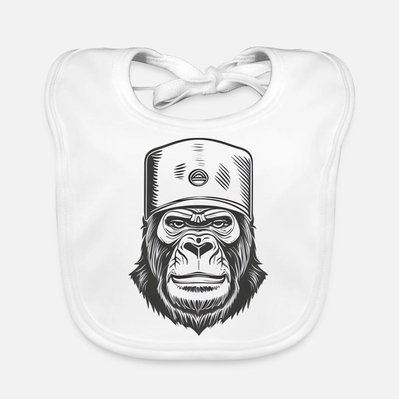 Gorilla Baby Bio-Lätzchen