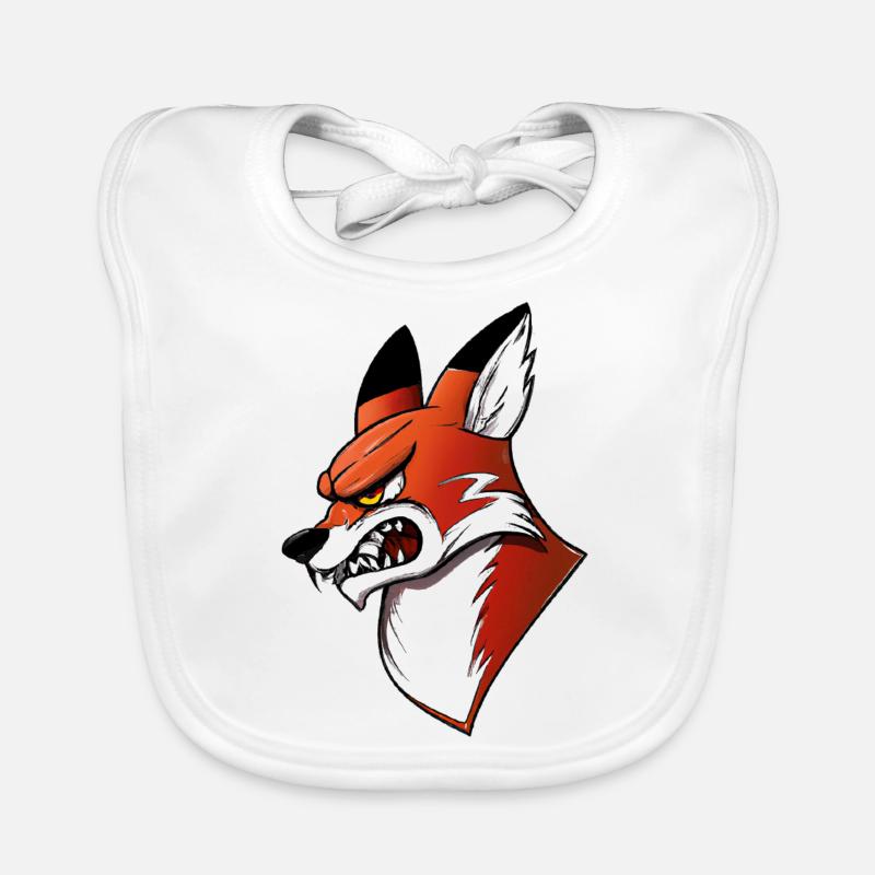 Angry Fox Organic Baby Bibs