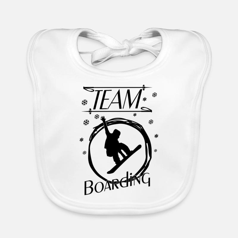 team boarding Baby Bio-Lätzchen