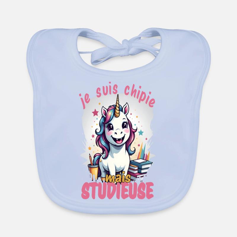 I'm a but studious 5 Organic Baby Bibs