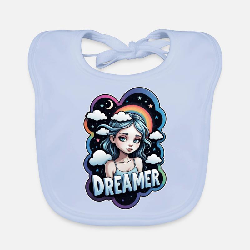 Träumer - Träumer - Träumer - Traum - Träumerei Baby Bio-Lätzchen