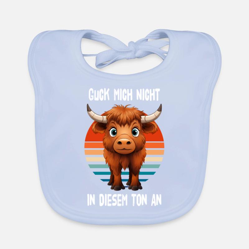 Don't Look At Me In That Tone At Bison Organic Baby Bibs