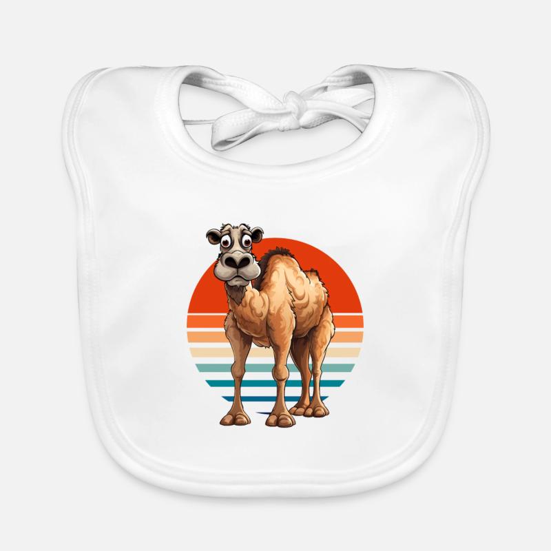 Ne me regarde pas sur ce ton Camel Bavoir bio Bébé