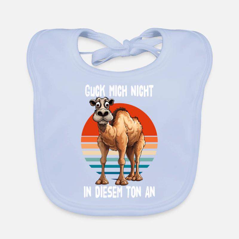 Ne me regarde pas sur ce ton Camel Bavoir bio Bébé