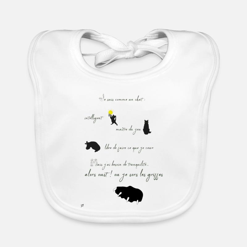 Ich bin eine Katze Baby Bio-Lätzchen