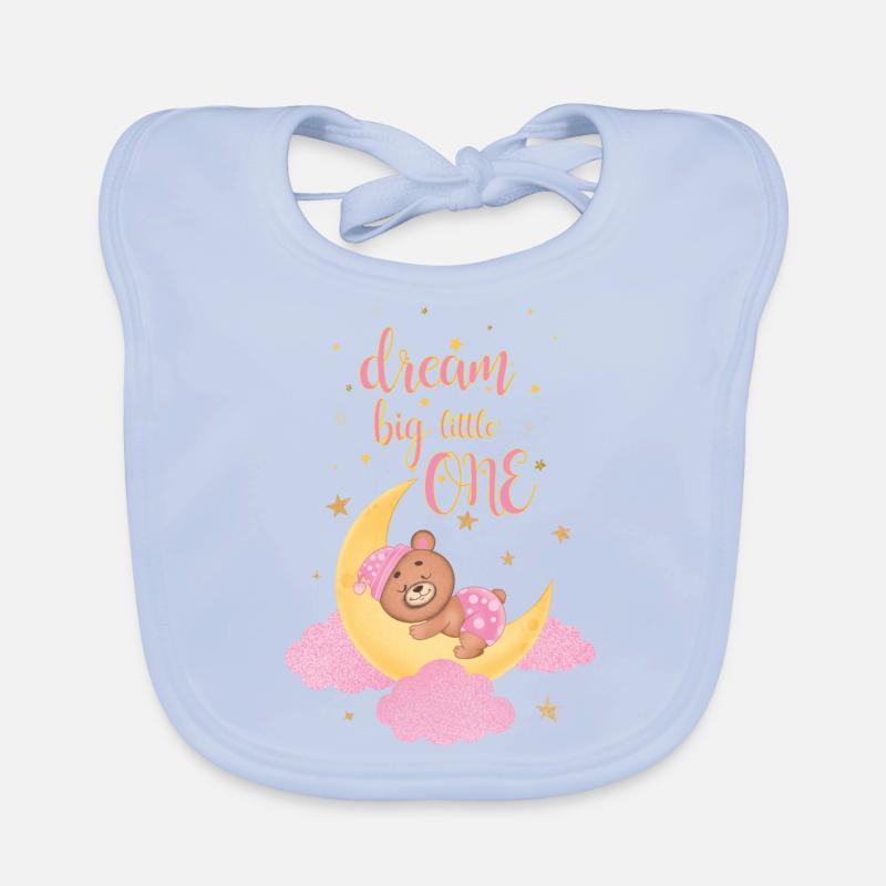 Dream big, small Organic Baby Bibs