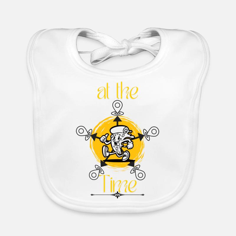 Pizza Slices Organic Baby Bibs