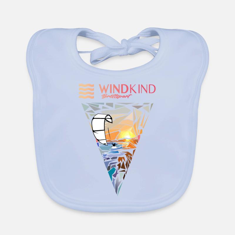 Kitesurfeurs Bavoir bio Bébé