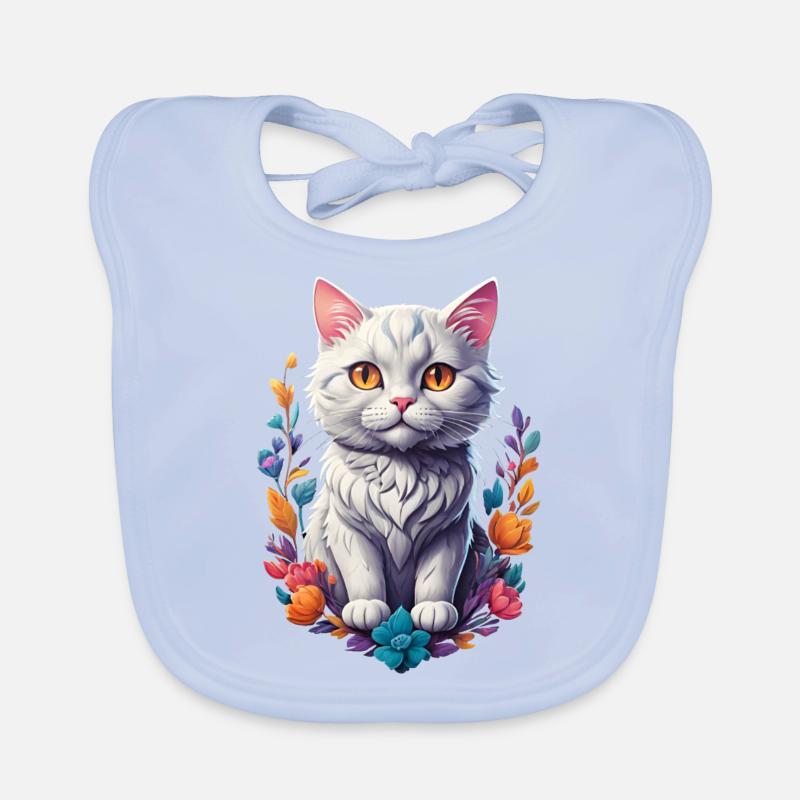 Chaton Bavoir bio Bébé